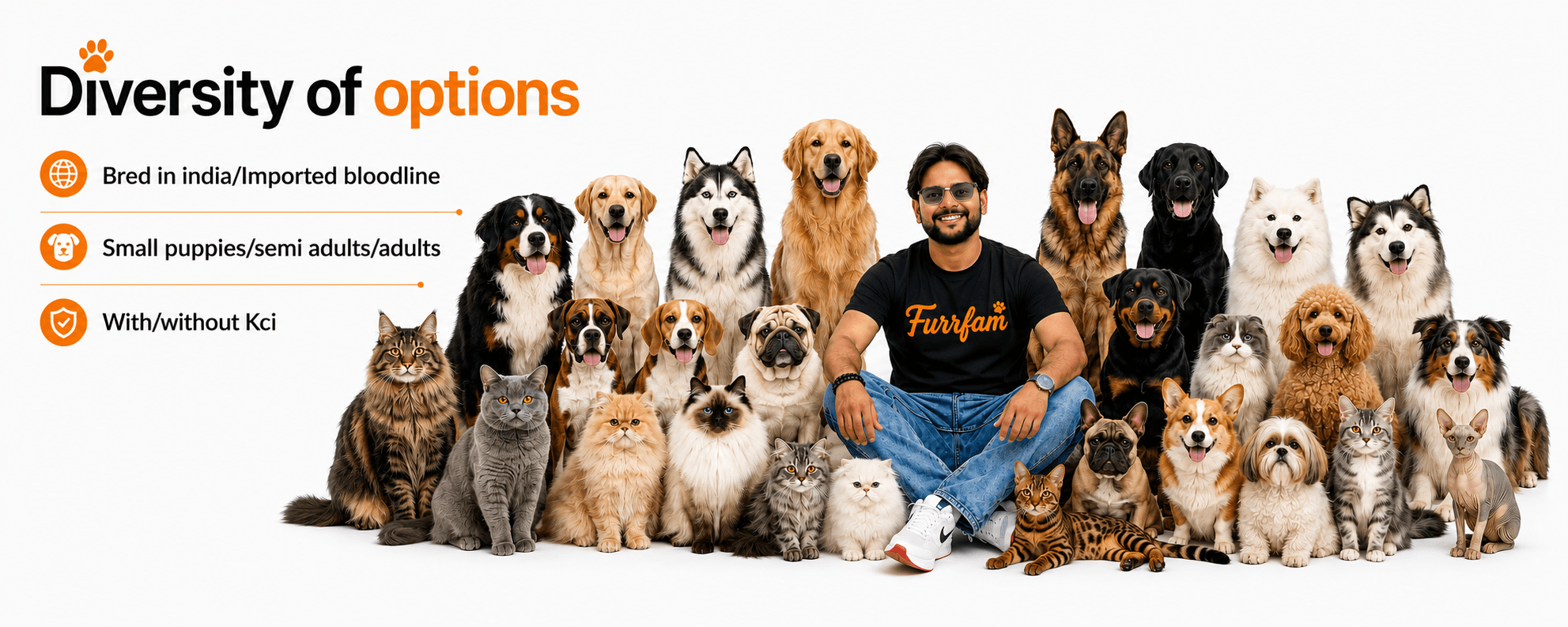 Happy dogs and their families with Furrfam